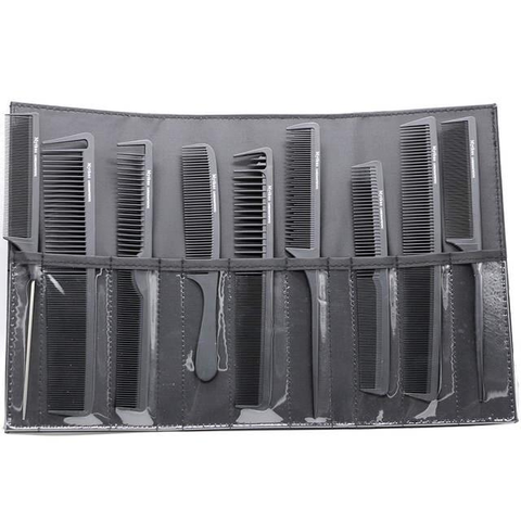 9PCS Barber Cutting Combs