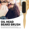 Hot Promotional Oil Heard Beard Brushes with Wood Handle Deeply Clean Dirt