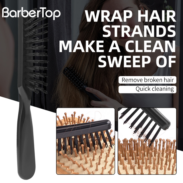 Factory Direct Sale Plastic Comb Cleaner Hair Dirt Remover Hair Brush Tool