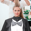 High Quality Black Hair Salon Shawl Waterproof Barber Capes Hair Cutting Cape for Adults