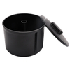 Black ABS Neck Strips Roll Dispenser Salon Storage Container Barber Neck Paper Box