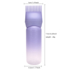 6oz Salon Plastic Baked Oil Head Therapy Empty Graduated Color Hair Dye Bottle
