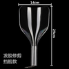 Salon Haircut Face Mask Hair Dyeing Protector Cover Reusable Handheld Hairspray Mask Professional Barber Accessories