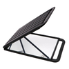 Foldable Double Sided Salon Barber Hand Mirror with Comfy Grip Twin Handles