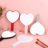 Handheld Makeup Mirror Heart-Shaped Makeup Vanity Mirror SPA Salon Compact Mirrors Cosmetic Mirror for Women