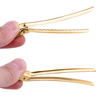 1 Pcs Crocodile Leather Hairpin, Duck Bill Hairpin, Rust-proof Metal Hairpin, With Holes, For Curly Hair Style Partition Clip