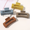 Frosted Geometric Barrette Ponytail Holder Hair Accessories Large Hair Claws Acetate Hair Clip Big Size Square Hair Crabs Clip