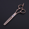 Professional Japan 440c 6 '' Rose Gold Hair Scissors Haircut Thinning Barber Makas Make Up Cutting Shears Hairdresser Scissors