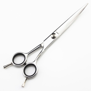 7 '' Japan 440c Two-tailed Pet Dog Grooming Curved Hair Cutting Scissors Cut Dog Barber Haircutting Shears Hairdressing Scissors