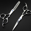 Professional Japan 440c 6cr13 6 '' Hair Scissors Haircut Scissor Thinning Barber Makas Hair Cutting Shears Hairdresser Scissors