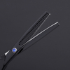 Professional Japan 440c 6 '' Black Cut Hair Scissors Haircut Thinning Barber Makas Make Up Cutting Shears Hairdresser Scissors