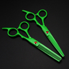 Professional Japan 440c 6 '' Colors Hair Cutting Scissors Haircut Thinning Barber Tools Cut Shears Hairdressing Scissors Set