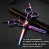 1pcs Japan 440c Hair Scissors for Hairdressers Barber Shop Supplies Titanium Professional Hairdressing Scissors for Cutting Hair