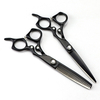 Professional JP 440c steel 6 '' Upscale Gem Black cut hair scissors haircut thinning barber cutting shears hairdressing scissors