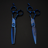 Professional 6 '' Upscale scissor Blue Damascus hair scissors haircut thinning barber tools cutting shears Hairdressing scissors