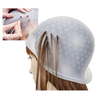 1Pc Professional Silicone Hair Colouring Highlighting Dye Coloring Cap Hat Frosting with Needle Barber Tools