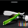 Colourful Professional Manual Shaver Straight Zinc Alloy Edge Sharp Barber Razor Folding Shaving Beard Cutter Gift