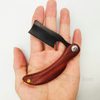 New Blades Shaving Razor MiNi Men's Razor Redwood Handle Barber Hair Cut Razor Portable Change Blade Type Shaving Knife