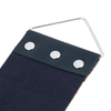 Men Shaving Leather Canvas Strap Barber Straight Razor Cutter Barber Shaving Straps Double Layer Sharpening Strop Belt
