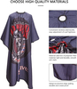 Men Salon Hairdressing Cape with Neck Duster Brush Set Hairstylist Apron Hair Cutting Accessories