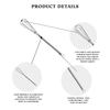 1pcs Stainless Steel Salon Hair Color Dye Mixer Blender Barber Cream Whisk Mixer Stirrer Hair Care Styling Tools DIY DIY Home