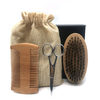 Beard Suit for Men A Set of Beard Grooming Kit for Men Beard Balm with Scissor Comb Brush Beard Growth Kit Daily Care Kit Barbe