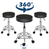 Round Stool Ha Ha Feet Rotation Bar Stool Chair Salon Spa Tattoo Facial Barber Chairs