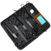 7.5 Inch Pet Scissors Kit,Straight Cut And Thinning And Curved Scissor And Fish Bone Shears Dog Grooming Set