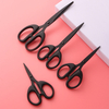 Stainless Steel Sewing Scissors Blade Safe Cutter Black Coating Non-Stick For Paper Hand Craft Scissors Stationery Scissors