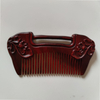 Sandalwood red sandalwood ancient style carving flower and wood comb wooden handicraft gift sandalwood comb