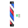 Waterproof Barber Shop Pole Rotating Light Hair Salon Indoor Neon Signs Wall Mounted Lighting Hairdressing Stripes Lights