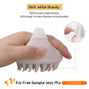 Wheat Straw Silicone Hair Brush Shampoo Brush Scalp Massager Comb Head Body Massage Scrubber