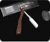 Folding Shaving Knife Shave Beard Cut Wooden Trimmer Manual Shaver Professional Straight Edge Zinc Alloy Sharp Barber Razor 