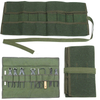 Green Roll Up Bag Garden Repair Tool Scissors Canvas Rolling Tool Bag Case Storage Bags