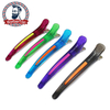 6pcs/set Crocodile Leather Hairpin Flat Duckbill Hair Fixed Clip Salon Barber Styling Household Braid Tools