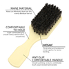 Boar Bristle Beard Brush Anti-slip Handle Shaving Comb Oil Head Beard Brush for Men