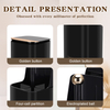 Beauty Hair Tools Brush Storage Box Dust-proof Desktop Storage Rack Barber Scissors Brush Bucket
