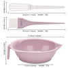 Custom Color Hair Salon Tint Brush Hair Coloring Brush with Bowl Salon Hair Dye Brush and Mixing Bowl