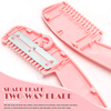 Salon New Arrival Hair Styling Tools Comb with Razor Blade Plastic Handle Razor Comb