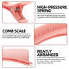Hot Sale Plastic Green Hair Clips New Fashion Professional Salon Use Anti-slip Hair Clip