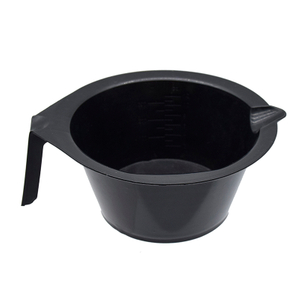 Baked Oil Dyeing Cream Bowl with Handle 
