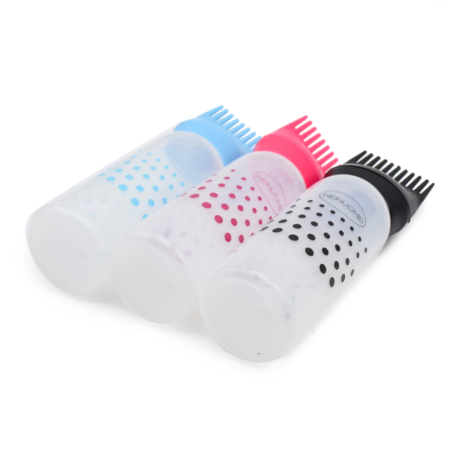 Eco Friendly Plastic Salon Applicator Bottle with Comb