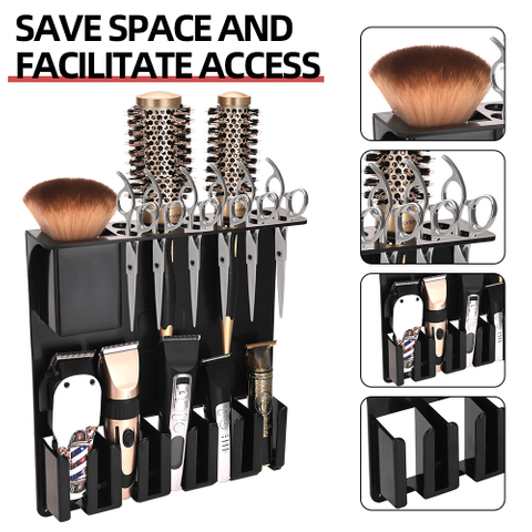 Hair Tool Organizer Salon Durable Accessories Tool Boxes Trimmer Holder Professional Baber Equipment Hair Clipper Holder
