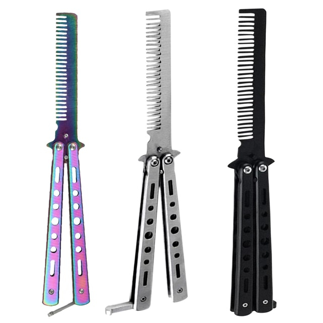 Foldable Steel Needle Comb