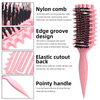 Hot Selling Salon Anti-static Smooth Comb Styling Curls Hollowed Massage Comb