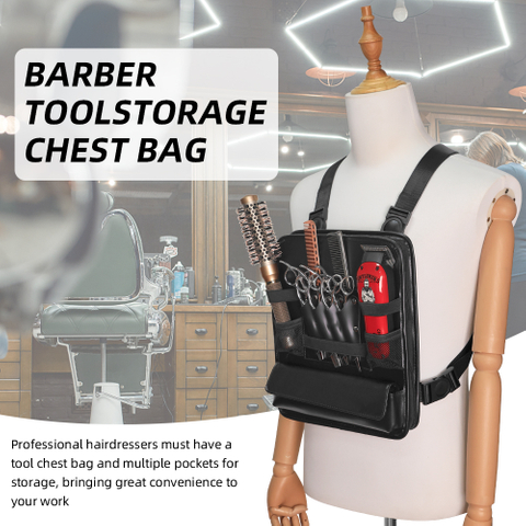 Professional Hair Styling Tools Scissors Comb Organizer Barber Tools Storage Chest Bag