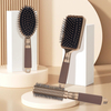 Nylon Bristle Custom Logo Massage Paddle Curly Detangling Air Cushion Comb Set 3 PCS