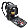 Professional Fashion Hairdresse Portable Barber Shop Haircut Tools Storage Hair Stylist Travel Backpack Tray Barber Bag