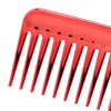 Newest Gold-plated Multi Color Hair Wide Tooth Comb