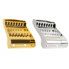 Scissors Storage Container Two-color Plating Hairdressing Tool Storage Box Scissor Display Organizer Rack Salon Tool